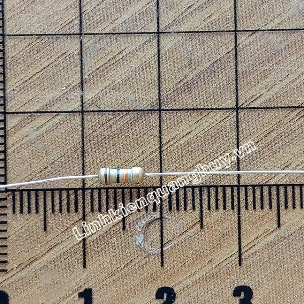 Điện trở vạch – Điện trở cắm 1/4W 10K (50c)